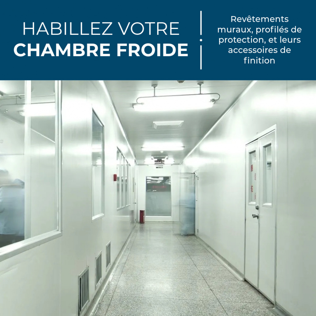 Profilés pvc pour chambre froide